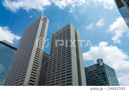 高層ビル群 林立 新宿 高層ビル群 林立 新宿 24682591