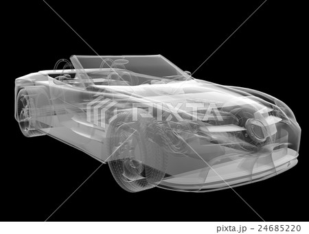 transparent sport car isolated transparent sport car isolated 24685220