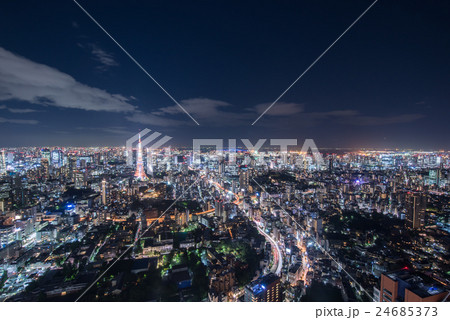 東京の夜景　東京シティビュー から 24685373