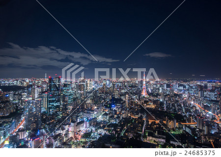 東京の夜景　東京シティビュー から 24685375