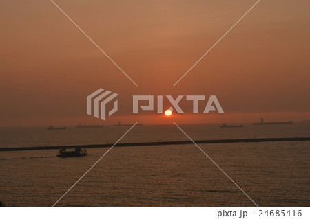 残照 残光 夕照 24685416