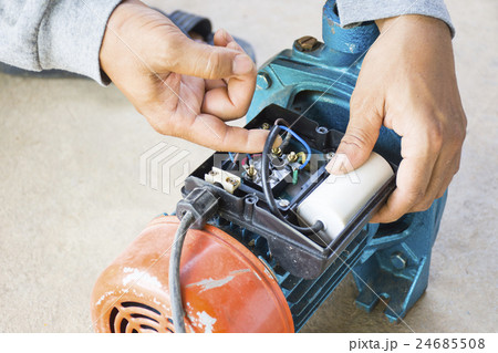 Electric motor and man working equipment 24685508