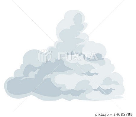 積乱雲 雲 イラストのイラスト素材