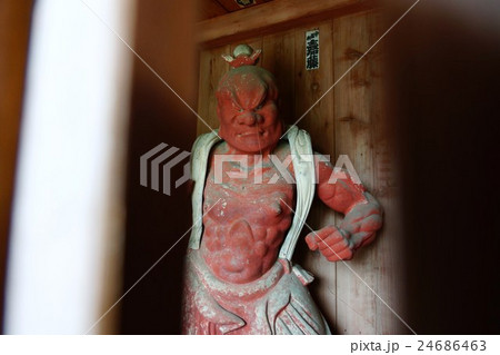 信濃三十三観音  宝珠山 高山寺（第三十三番札所）仁王象とが王象 24686463