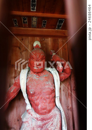 信濃三十三観音  宝珠山 高山寺（第三十三番札所）仁王象とが王象 24686464