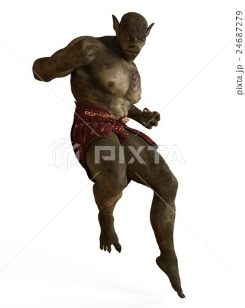 Illustration Of A Monster Isolated on White 24687279