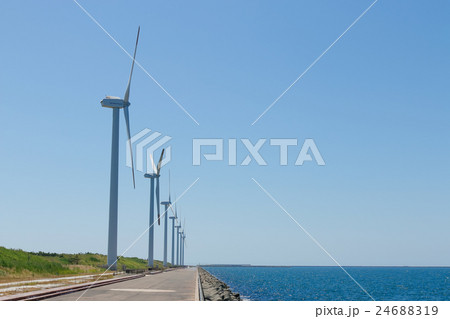 風力発電 24688319