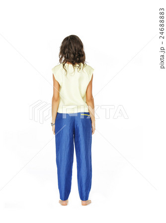 Beautiful model is in fashionable clothes Beautiful model is in fashionable clothes 24688883