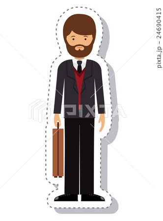 man cartoon with uniform design man cartoon with uniform design 24690415