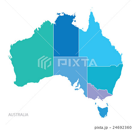 Map Of Australiaのイラスト素材