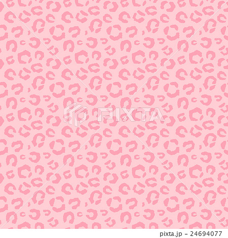 Seamless leopard print (light pink, no - Stock Illustration [24694077] -  PIXTA