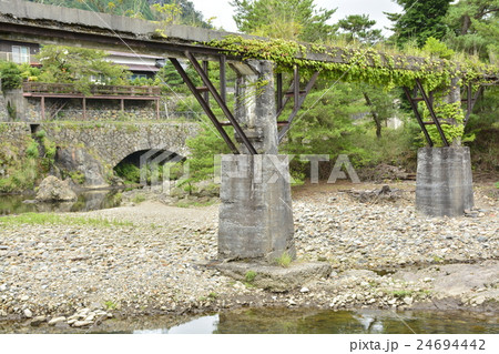 【兵庫県　朝来市】生野銀山トロッコ道跡 24694442