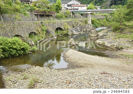 【兵庫県　朝来市】生野銀山トロッコ道跡 24694583