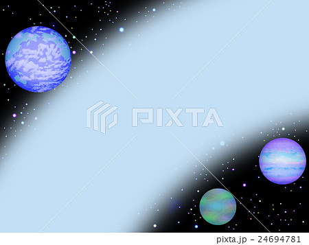 宇宙のフレームのイラスト素材 24694781 Pixta
