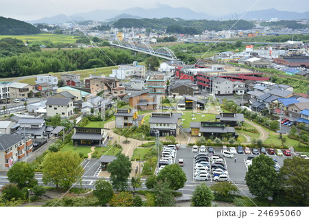【京都府】福知山市街地の町並み 24695060