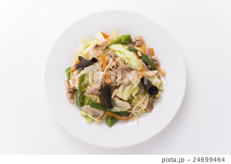 野菜炒めの写真素材