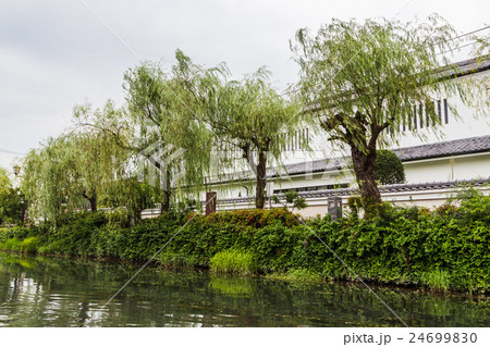 View from traditional boat tour in Yanagawa View from traditional boat tour in Yanagawa 24699830