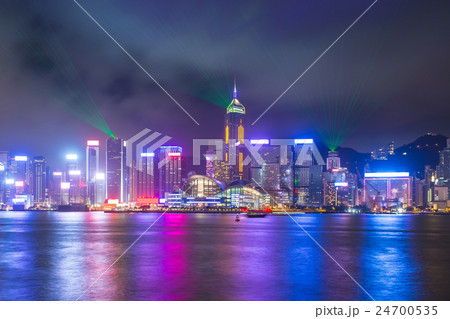 A Symphony of Lights show in Hong Kong, China A Symphony of Lights show in Hong Kong, China 24700535