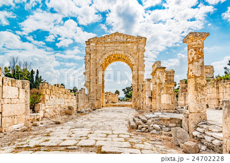 凱旋門(レバノン、ティール) 凱旋門(レバノン、ティール) 24702228