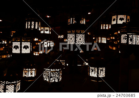 春日大社の燈篭（藤浪之屋） 24703685