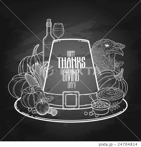 Graphic Thanksgiving day hat 24704814