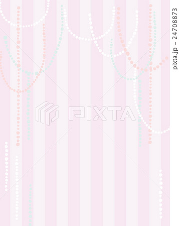 背景のイラスト ガーリーなピンクのドットストライプ のイラスト素材