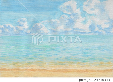 夏の海のイラスト素材