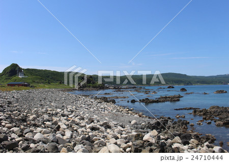 神秘の浮島　奥尻島　稲穂岬　北海道 24710444