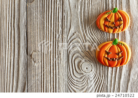 Halloween homemade gingerbread cookies 24710522