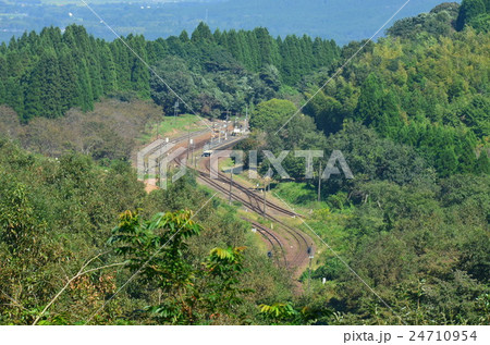 九州肥薩鉄道の旅（（珍しいスイッチバック） 熊本　八代　球磨川　九州観光　肥薩鉄道　観光列車　人吉 24710954