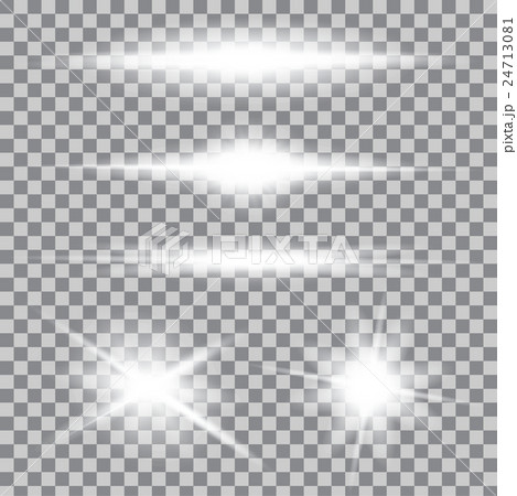 Creative concept Vector set of glow light effect 24713081
