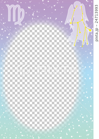 おとめ座ポストカード薄 24713993