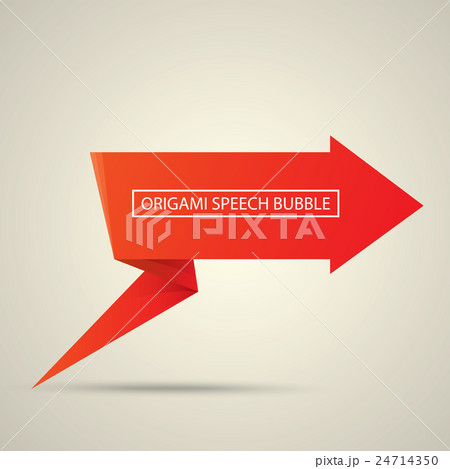 Abstract glossy red speech bubble. 24714350