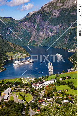 Geiranger fjord, Norway. Geiranger fjord, Norway. 24715537
