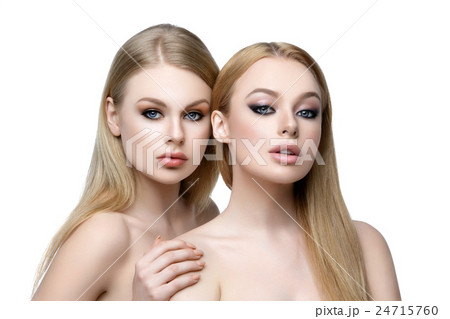 Beautiful girls with makeup 24715760