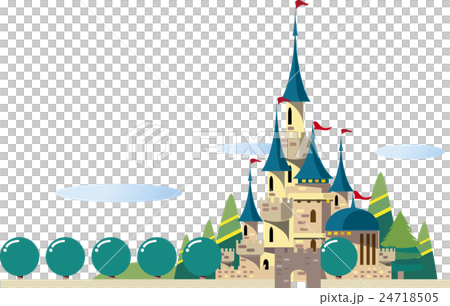 Western Castle Stock Illustration