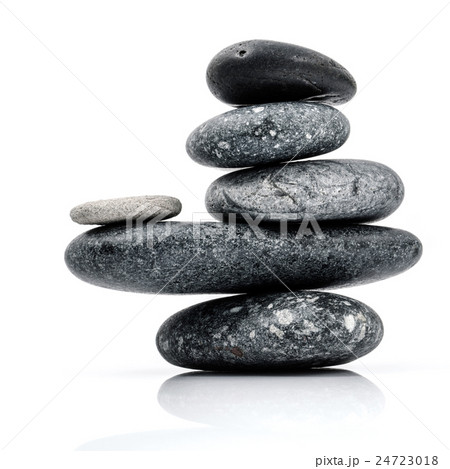 The stack of Stones spa treatment scene zen like. 24723018