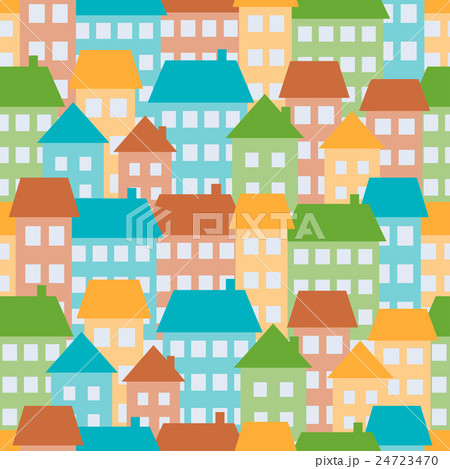 Houses seamless pattern Houses seamless pattern 24723470