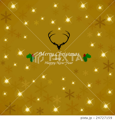 金のクリスマス背景 24727159
