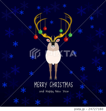 青いクリスマス背景 青いクリスマス背景 24727160