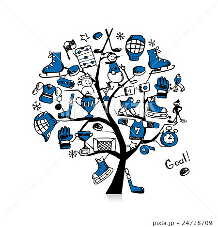 Hockey concept tree, sketch for your design 24728709