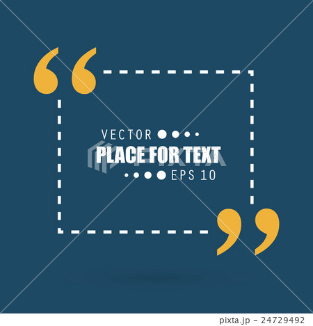 Abstract concept vector empty speech square quote Abstract concept vector empty speech square quote 24729492