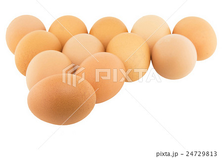 Egg isolated on with background Egg isolated on with background 24729813