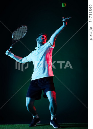 tennis player man isolated tennis player man isolated 24731340