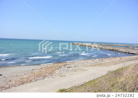 鰺ヶ沢にある日本海 24732282