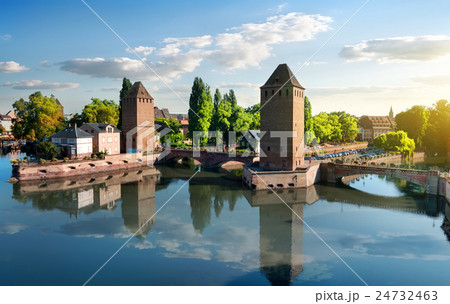 Covered bridge in Strasbourgh 24732463