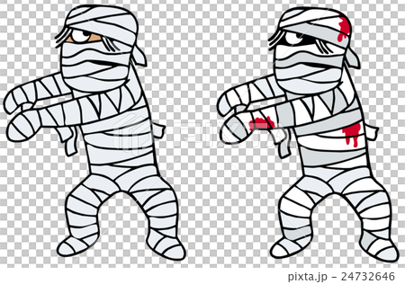 ハロウィン　ミイラ男 24732646