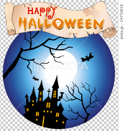 Halloween background title material Halloween background title material 24733658