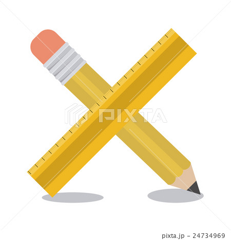 Pencil and ruler instrument design Pencil and ruler instrument design 24734969