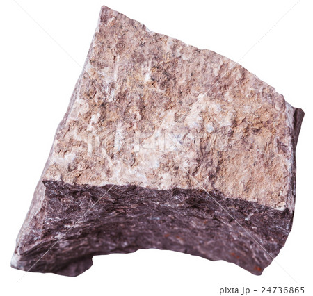 Siltstone stone isolated on white Siltstone stone isolated on white 24736865